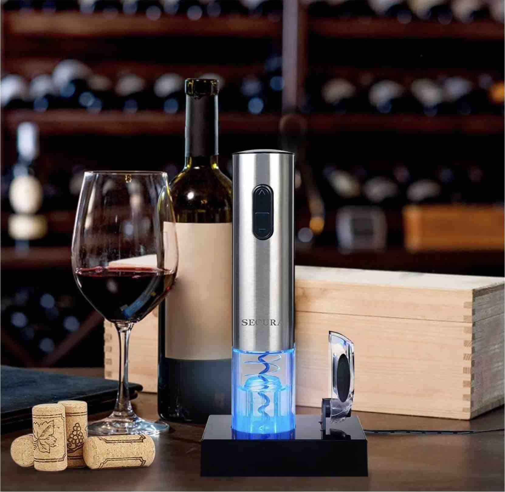 Effortless Wine Nights: The Secura Electric Wine Opener Shines on WineTimeTV